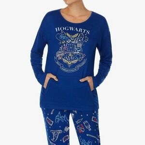 Harry Potter Wizarding World Blue Pajamas Size XL
